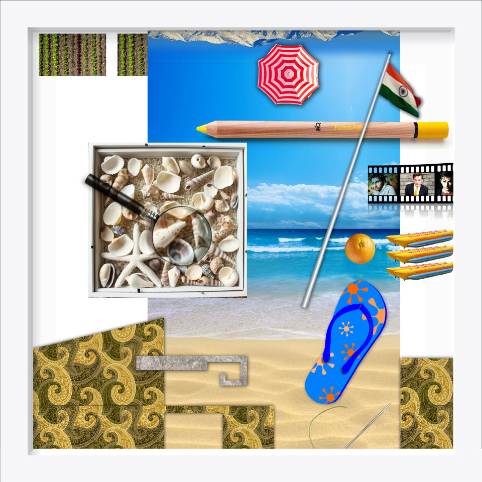 From pure shape to function, a program is given through a collage making. 